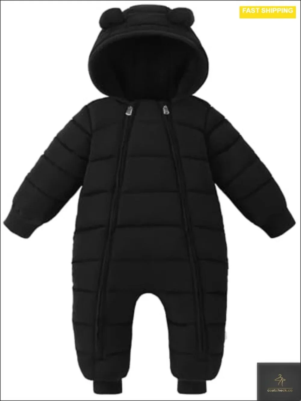 Baby Snowsuit Fleece Lined Winter Romper